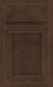 London Cabinet Door in Dark Grey MDF Paint