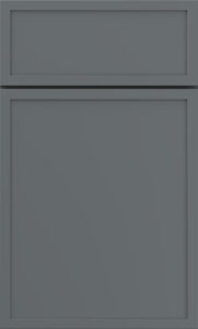 Hudson Cabinet Door With Dark Grey Paint